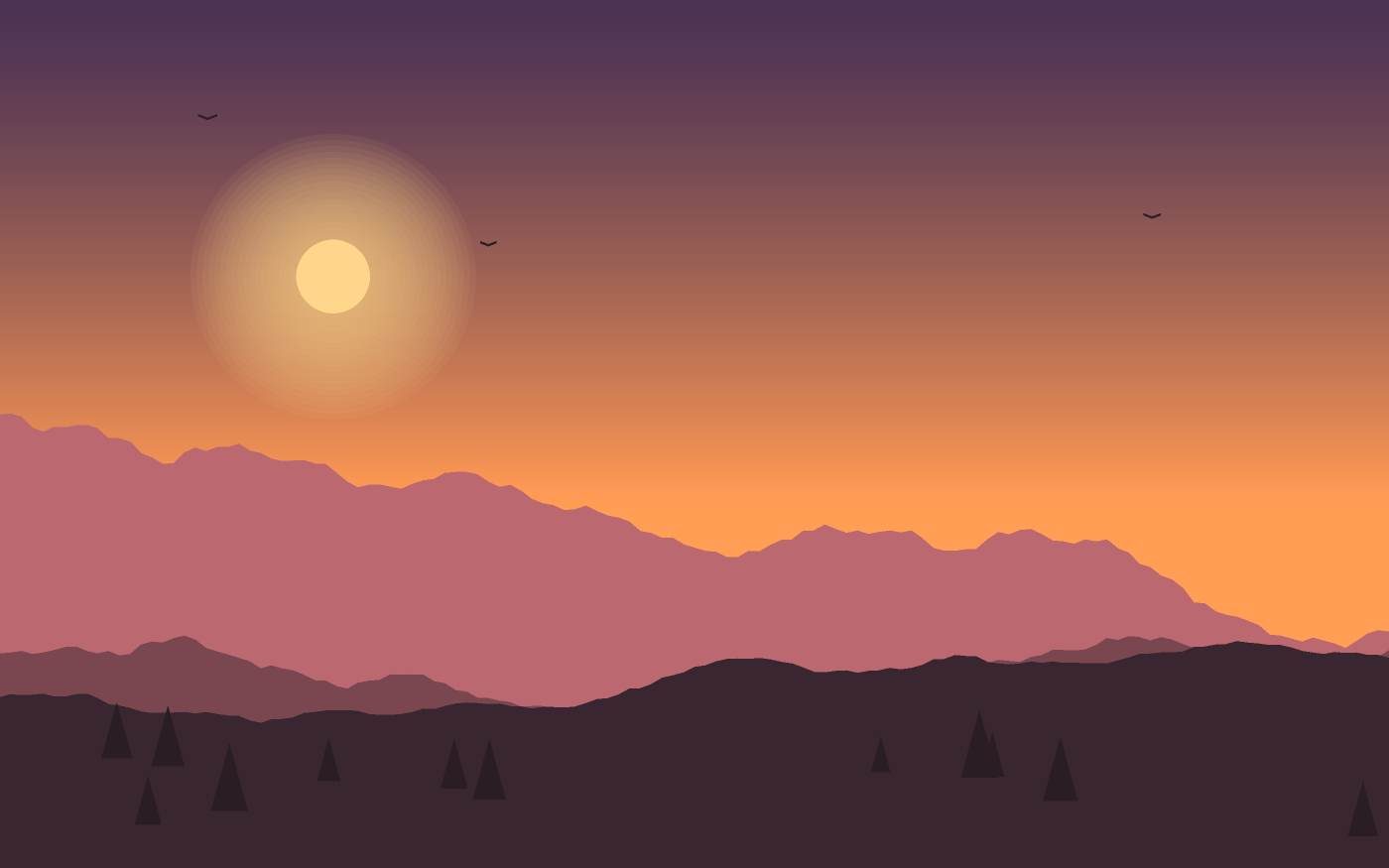 Landschaftsillustration