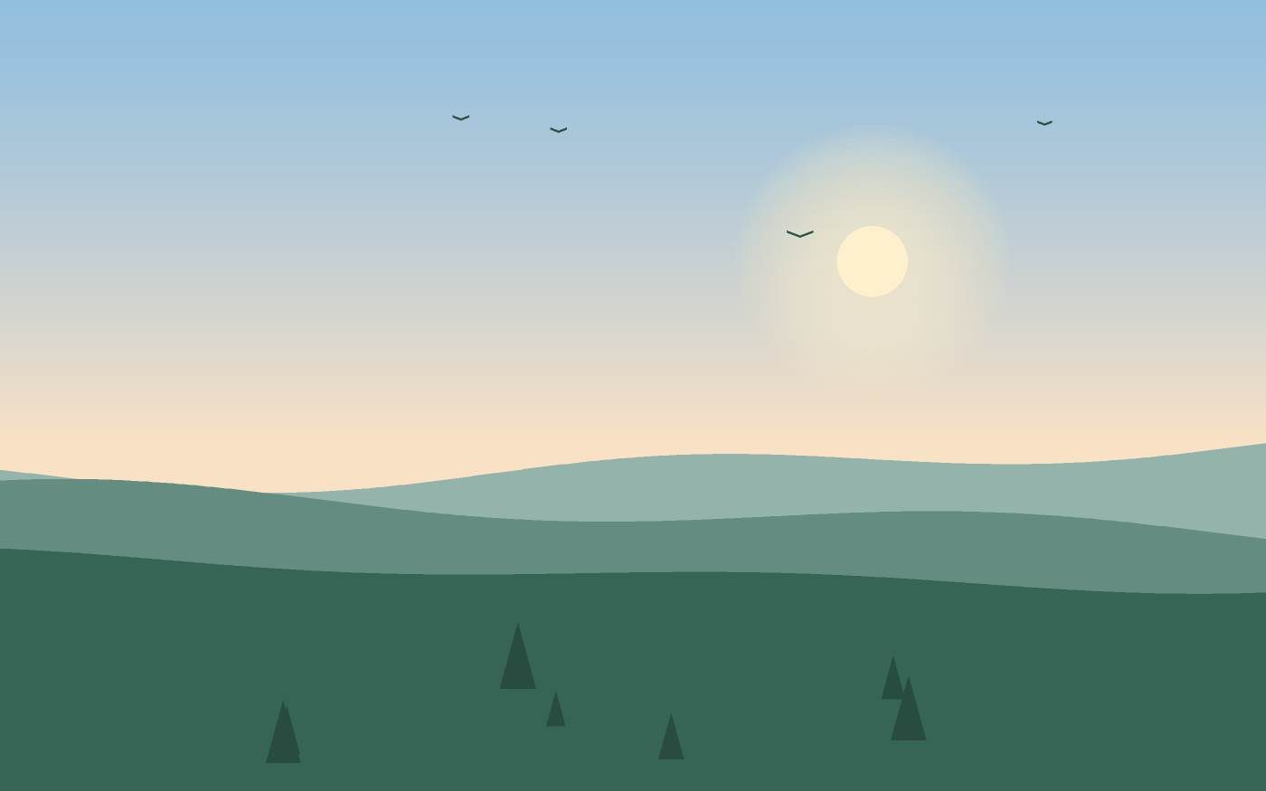 Landschaftsillustration