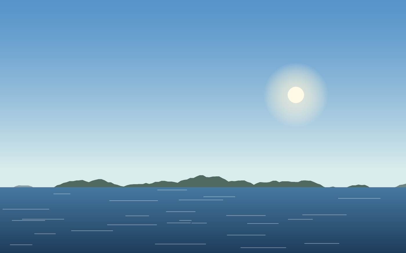 Landschapsillustratie