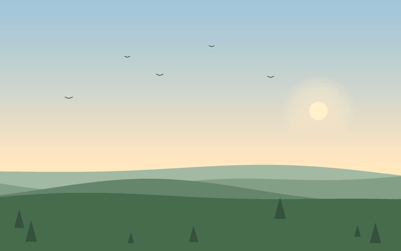 Landschapsillustratie