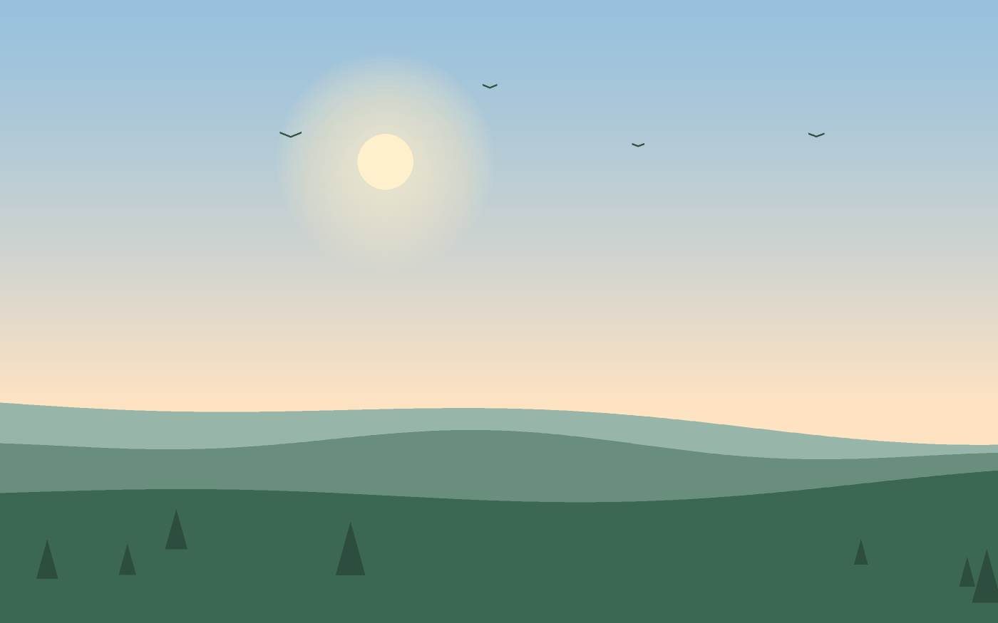 Ilustrace krajiny