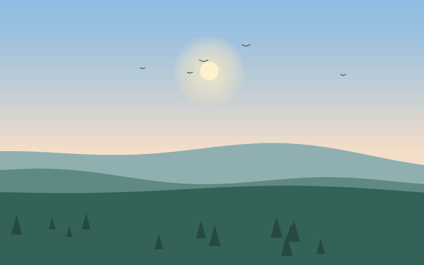 Ilustración de un paisaje