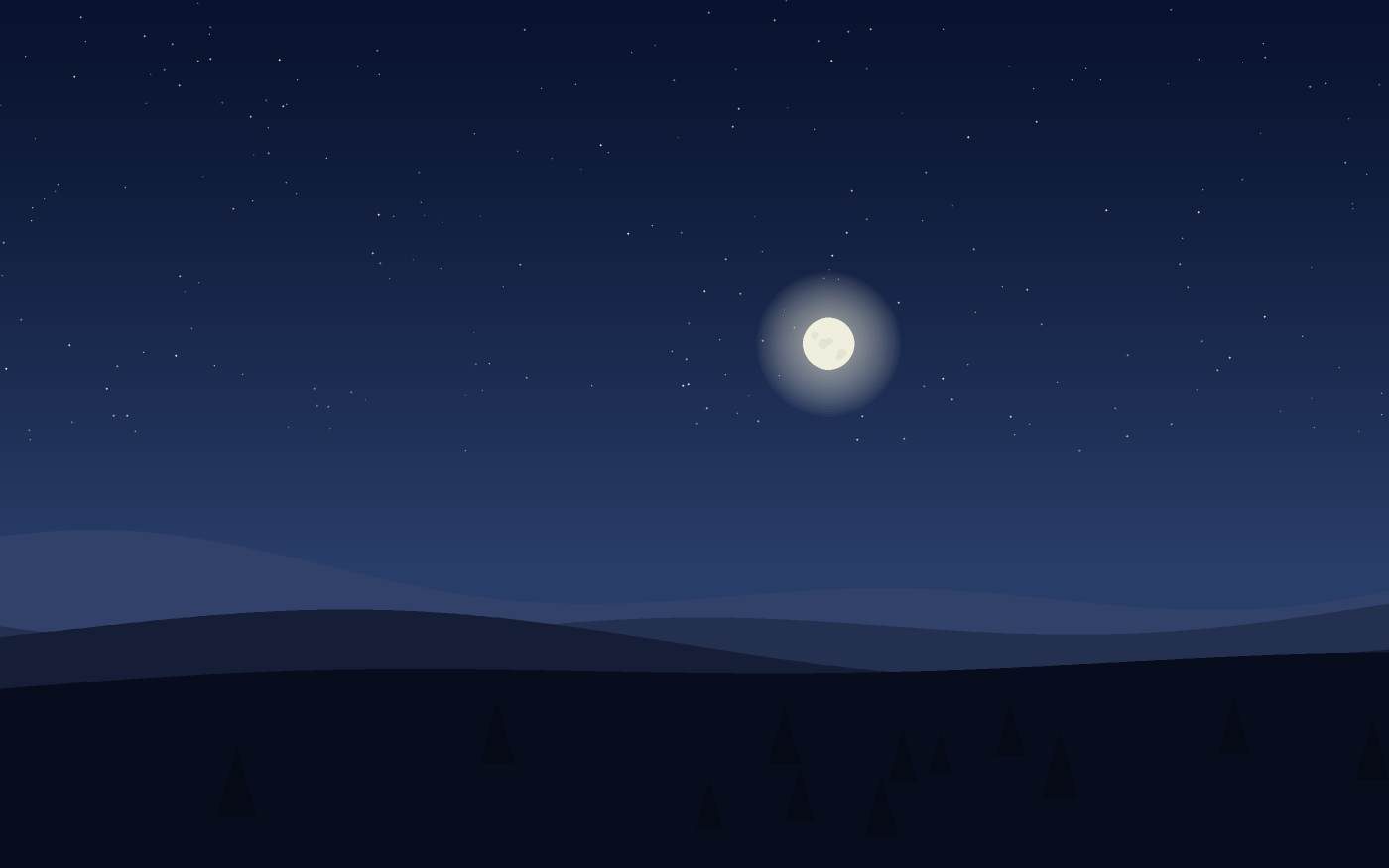 Illustrazione di un paesaggio