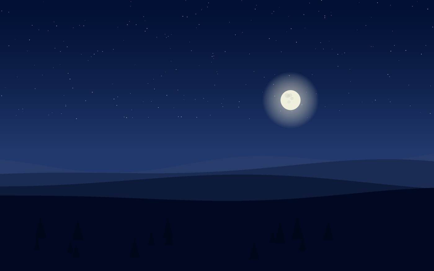 Illustrazione di un paesaggio
