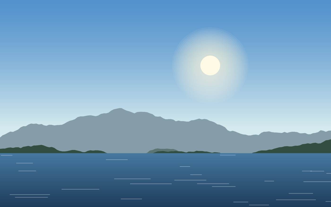 Landschapsillustratie