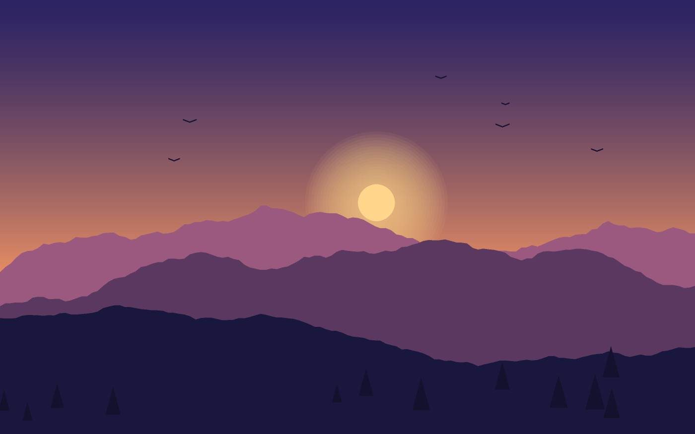 Landskapsillustration