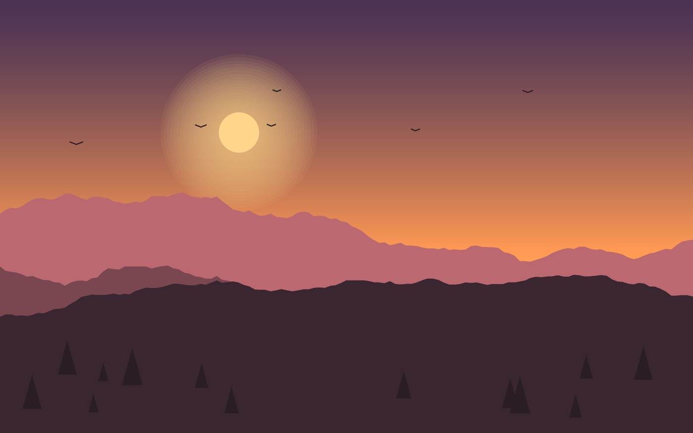 Landskapsillustration